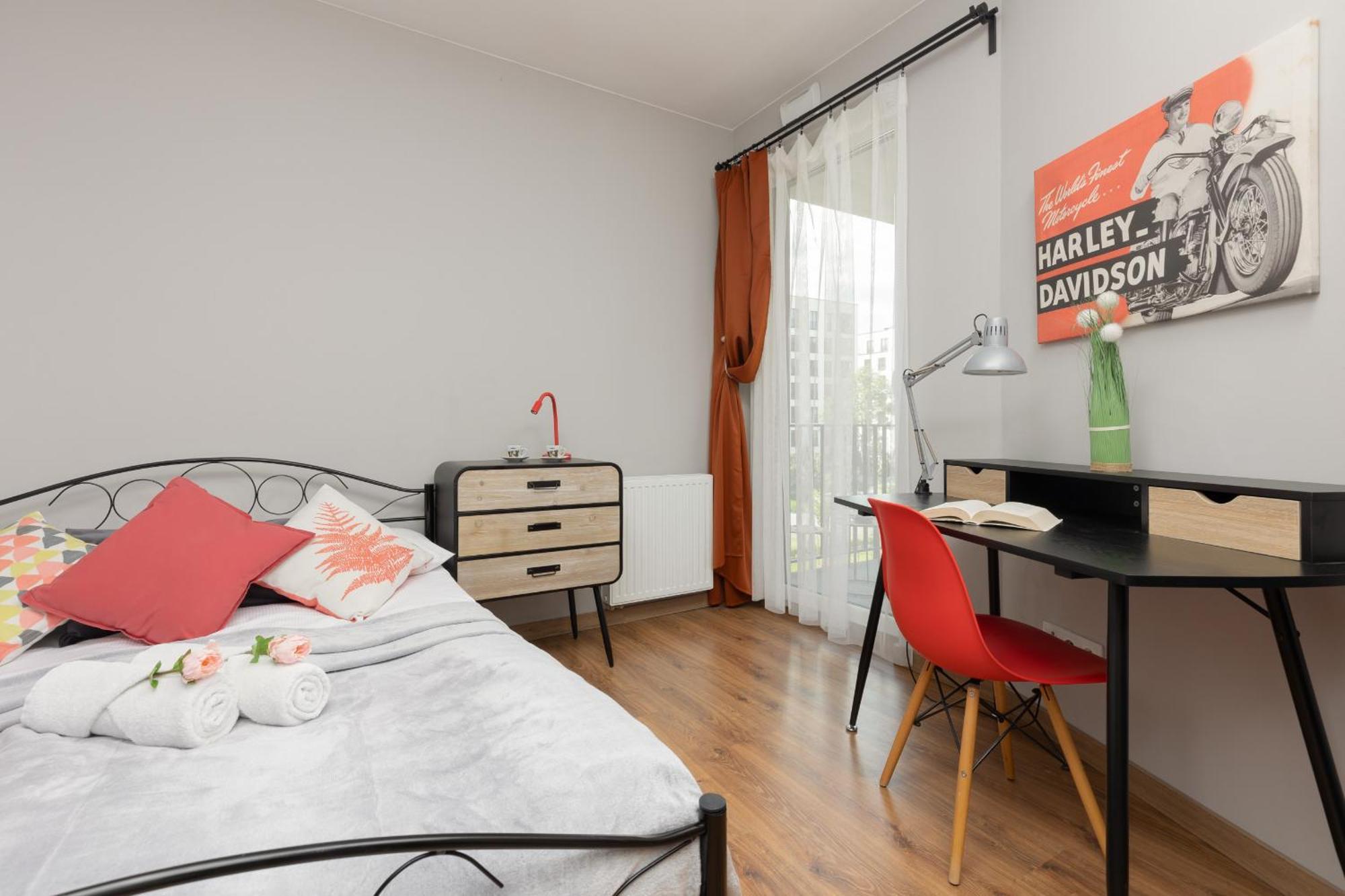 Cozy Three-Bedroom Family Apartment In Warsaw By Noclegi Renters المظهر الخارجي الصورة